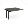 Adapt add on unit single 1200mm x 1200mm - black frame storm grey top - E1212-AB-K-OG