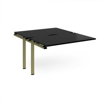Adapt add on unit single 1200mm x 1600mm - green frame black top - E1216-AB-GN-BK