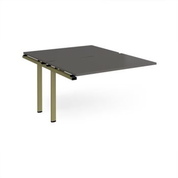 Adapt add on unit single 1200mm x 1600mm - green frame storm grey top - E1216-AB-GN-OG