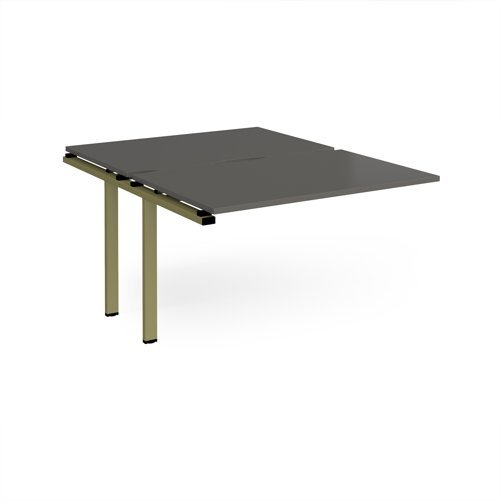 Adapt add on unit single 1200mm x 1600mm - green frame storm grey top - E1216-AB-GN-OG