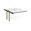 Adapt add on unit single 1200mm x 1600mm - green frame White Top black edge - E1216-AB-GN-WK