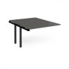 Adapt add on unit single 1200mm x 1600mm - black frame storm grey top - E1216-AB-K-OG