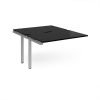 Adapt add on unit single 1200mm x 1600mm - silver frame black top - E1216-AB-S-BK