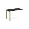 Adapt add on unit single 1200mm x 600mm - green frame black top - E126-AB-GN-BK