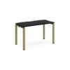 Adapt single desk 1200mm x 600mm - green frame black top - E126-GN-BK