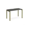 Adapt single desk 1200mm x 600mm - green frame storm grey top - E126-GN-OG