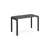 Adapt single desk 1200mm x 600mm - black frame storm grey top - E126-K-OG
