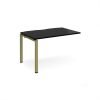 Adapt add on unit single 1200mm x 800mm - green frame black top - E128-AB-GN-BK