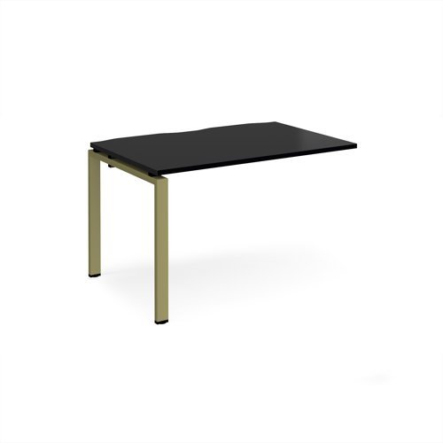 Adapt add on unit single 1200mm x 800mm - green frame black top - E128-AB-GN-BK