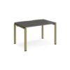 Adapt single desk 1200mm x 800mm - green frame storm grey top - E128-GN-OG
