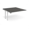 Adapt add on unit single 1400mm x 1600mm - white frame storm grey top - E1416-AB-WH-OG