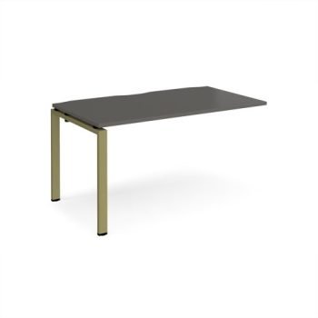 Adapt add on unit single 1400mm x 800mm - green frame storm grey top - E148-AB-GN-OG