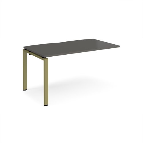 Adapt add on unit single 1400mm x 800mm - green frame storm grey top - E148-AB-GN-OG