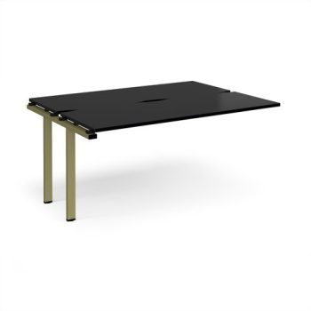 Adapt add on unit single 1600mm x 1200mm - green frame black top - E1612-AB-GN-BK