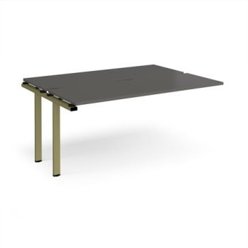 Adapt add on unit single 1600mm x 1200mm - green frame storm grey top - E1612-AB-GN-OG