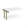 Adapt add on unit single 1600mm x 1200mm - green frame White Top - E1612-AB-GN-WH