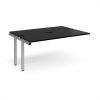 Adapt add on unit single 1600mm x 1200mm - silver frame black top - E1612-AB-S-BK
