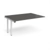 Adapt add on unit single 1600mm x 1200mm - white frame storm grey top - E1612-AB-WH-OG