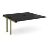 Adapt add on unit single 1600mm x 1600mm - green frame black top - E1616-AB-GN-BK