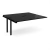 Adapt add on unit single 1600mm x 1600mm - black frame black top - E1616-AB-K-BK