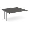 Adapt add on unit single 1600mm x 1600mm - silver frame storm grey top - E1616-AB-S-OG