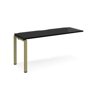 Adapt add on unit single 1600mm x 600mm - green frame black top - E166-AB-GN-BK