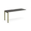 Adapt add on unit single 1600mm x 600mm - green frame storm grey top - E166-AB-GN-OG