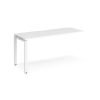 Adapt add on unit single 1600mm x 600mm - white frame White Top - E166-AB-WH-WH