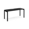 Adapt single desk 1600mm x 600mm - black frame black top - E166-K-BK