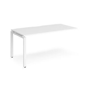 Adapt add on unit single 1600mm x 800mm - white frame White Top - E168-AB-WH-WH
