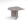 Arrow head leg radial extension table 1000mm x 1000mm - Grey Oak - EB10DGO