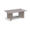 Arrow head leg rectangular boardroom table 1800mm x 1000mm - Grey Oak - EB18GO