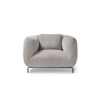 Ebony single sofa chair in warm grey - EBY50001-WG