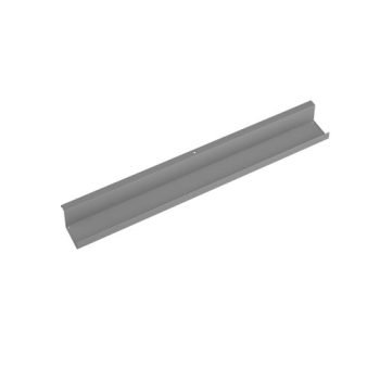 Single desk cable tray for Adapt and Fuze desks 1200mm - silver - ED12SCT-S