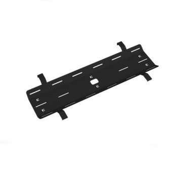 Double drop down cable tray & bracket for Adapt and Fuze desks 1400mm - black - ED14DCT-K