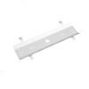 Double drop down cable tray & bracket for Adapt and Fuze desks 1400mm - white - ED14DCT-WH