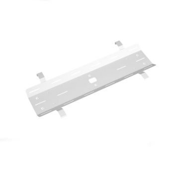 Double drop down cable tray & bracket for Adapt and Fuze desks 1400mm - white - ED14DCT-WH