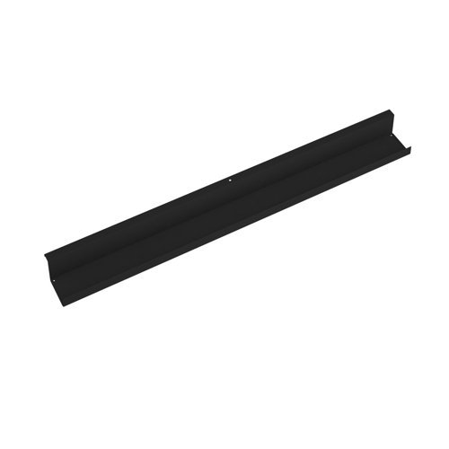 Single desk cable tray for Adapt and Fuze desks 1400mm - black - ED14SCT-K