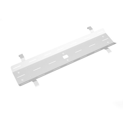 Double drop down cable tray & bracket for Adapt and Fuze desks 1600mm - white - ED16DCT-WH