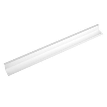 Single desk cable tray for Adapt and Fuze desks 1600mm - white - ED16SCT-WH