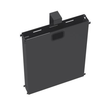 Adapt mass vertical cable riser for intermediate bench leg - black - EDCR-K