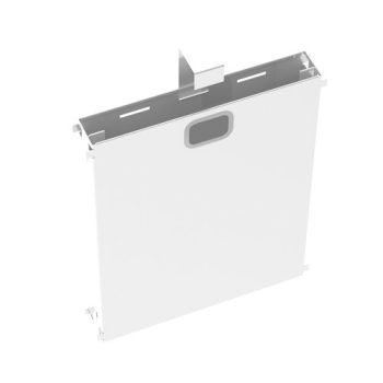 Adapt mass vertical cable riser for intermediate bench leg - white - EDCR-WH