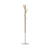 Elara coat stand with 8 coat hooks - White & Oak - ELCS