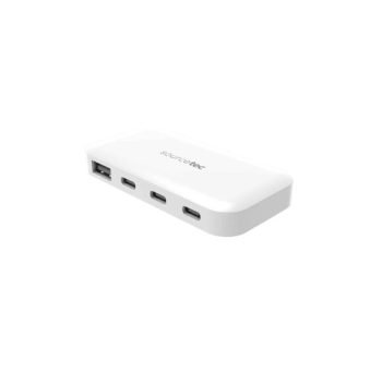 Gamma under desk power USB power 1 x USB A and 3 x USB C - white - GAM-2-WH