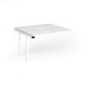 Connex Goal-Post 1200 x 1200 x 725mm Back to Back Add On Bay - White Frame / White Top - GCO1212-AB-WH-WH