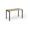 Connex Goal-Post 1200 x 600 x 725mm Single Desk - Black Frame / Beech Top - GCO126-K-B