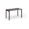 Connex Goal-Post 1200 x 600 x 725mm Single Desk - Black Frame / Walnut Top - GCO126-K-W