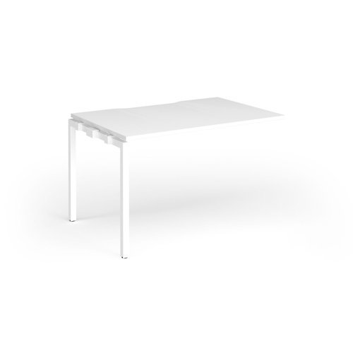 Connex Goal-Post 1200 x 800 x 725mm Single Add On Bay - White Frame / White Top - GCO128-AB-WH-WH