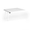 Connex Goal-Post 1400 x 1200 x 725mm Back to Back Add On Bay - White Frame / White Top - GCO1412-AB-WH-WH