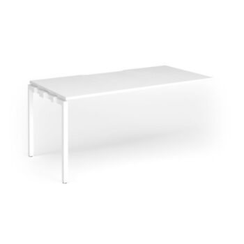 Connex Goal-Post 1600 x 800 x 725mm Single Add On Bay - White Frame / White Top - GCO168-AB-WH-WH